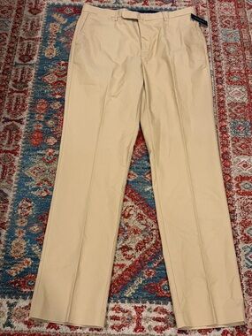 Peter Millar Classic Straight-Fit Khaki Pants **New** $188 (36x36)